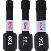 zestaw bitów impact 25mm t20,t25,t30, - b 2608522479