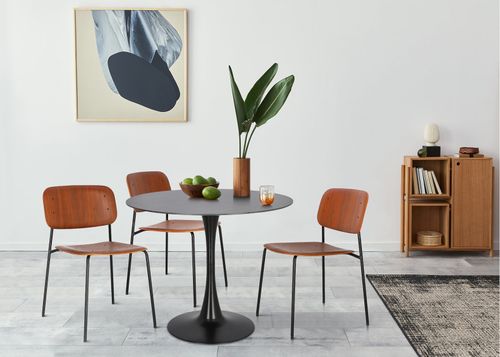 Stół Simplet Skinny Premium Stone Black okrągły na Arena.pl