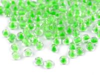 ROKAIL KORALIKI SZKLANE 6/0 ZIELONY LIMETKA 4MM 200SZT