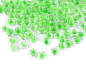 ROKAIL KORALIKI SZKLANE 6/0 ZIELONY LIMETKA 4MM 200SZT
