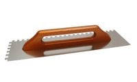 PACA NIERDZEWNA RĘKOJEŚĆ DREWNIANA 130*380MM ZĄB 8 - E-313-8383