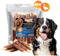UNIQ PETS przysmaki gryzak dla psa z ryby i kaczki 500g paski ryby z kaczką