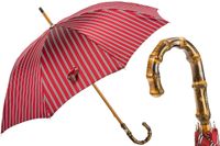 PASOTTI Parasol 92cm Klasyk Paski Rączka Bambus Manual Włochy LUX