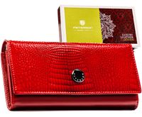 portfel damski skórzany ptn 72401-rs-3580 red