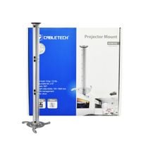 Uchwyt sufitowy do projektora aluminiowy regulowany 360° schowek na kable