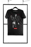 t shirt men black s regular