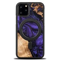 etui bewood unique na iphone 11 pro - violet z magsafe