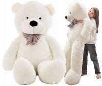 DUŻY MIŚ WIELKI PLUSZOWY OGROMNY PLUSZAK GIGANT 130cm PREZENT