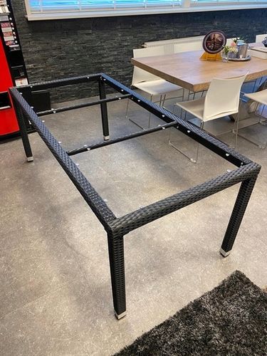 Duży STÓŁ na 8 osób TECHNORATTAN SZKŁO 190cm na Arena.pl