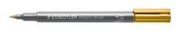 marker metaliczny - pędzelkowa koncówka 1-6 mm staedtler - złoty