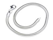 SREBRNA BRANSOLETA DO KORALIKÓW CHARMS BEADS 23CM