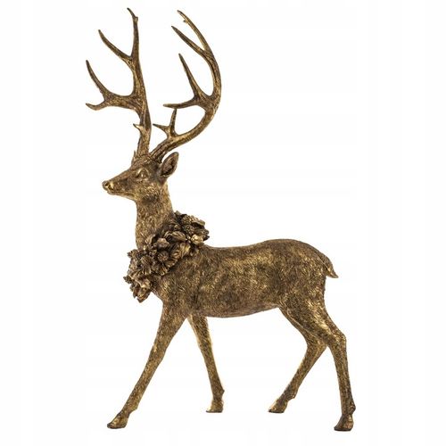 Figurka dekoracyjna świąteczna jeleń renifer duży 71x44cm Brązowy na Arena.pl