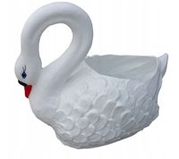 Figura ozdobna ŁABĘDŹ DONICA Średni H: 42