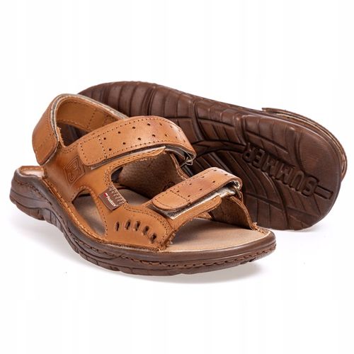 PanSzew WYGODNE Sandały Męskie ze Skóry Naturalnej POLSKIE Klapki 39-46 na Arena.pl