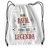 Plecak Dla Rafała Sportowy Szkolny Worek Torba Z Nadrukiem Ze Zdjęciem
