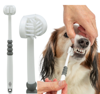 TRIXIE Trójstronna szczoteczka szczotka do mycia czyszczenia zębów psa kota
