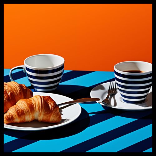 Plakat 60x60cm Croissanty na Arena.pl