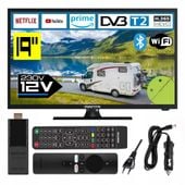 Telewizor 12V 19 cali SMART ANDROID WiFi Chromecast BT USB HDMI Netflix