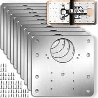 PŁYTKA DO NAPRAWY WYRWANYCH ZAWIASÓW MEBLOWYCH zestaw naprawczy