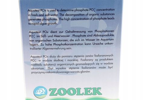 ZOOLEK TEST PO4 DO POMIARU FOSFORANU na Arena.pl