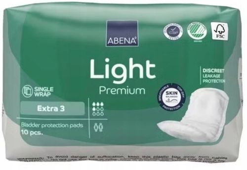 WKŁADKI podpaski 4x10szt UROLOGICZNE na nietrzymanie moczu ABENA EXTRA na Arena.pl