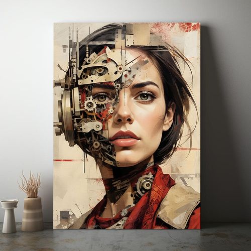 Obraz na płótnie portret maszyna 50x70 cm na Arena.pl