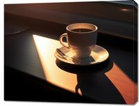 Obraz 90x70cm Kawa o Poranku
