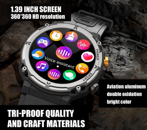 smartwatch męski rubicon rncf25-1 black na Arena.pl