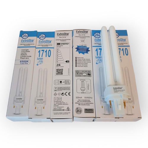 2-stykowe 26W świetlówki G24 6500K 6 szt. 1710 lm na Arena.pl