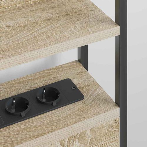 Zagłówek Ze LED Lights dąb sonoma 90 cm Materiał drewnopochodny na Arena.pl