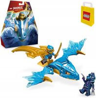 LEGO NINJA GO 71802 ATAK POWSTAJĄCEGO SMOKA NYI NIEBIESKI SMOK NYA FIGURKA