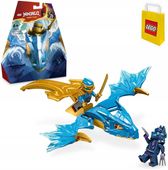 LEGO NINJA GO 71802 ATAK POWSTAJĄCEGO SMOKA NYI NIEBIESKI SMOK NYA FIGURKA