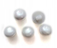 Guziki ozdobne półperełka 10 mm stopka 10 szt