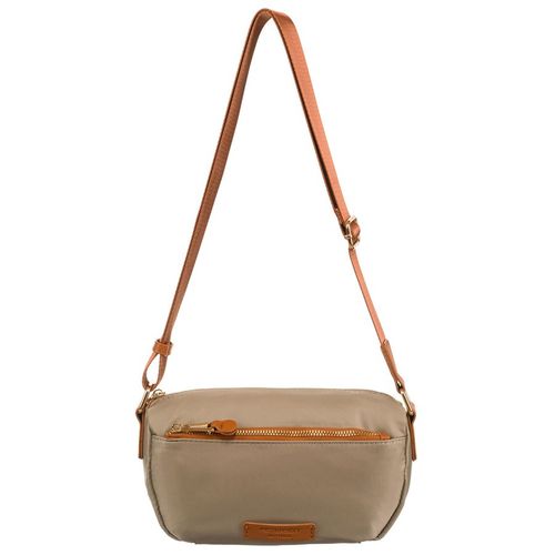 listonoszka damska w odcieniu khaki z kieszonką zewnętrzną wykonana na Arena.pl