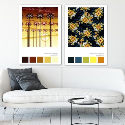 Deco Panel, Nowoczesne kwiaty 40x60 na Arena.pl