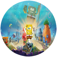 Opłatek na tort Spongebob