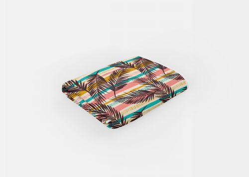 RĘCZNIK Liście palmy z twoim dowolnym tekstem 150x100cm 042J na Arena.pl