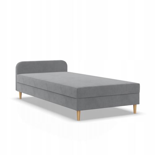 Łóżko Kontynentalne CASPE JEDNOOSOBOWE Pojedyncze VELVET na Arena.pl