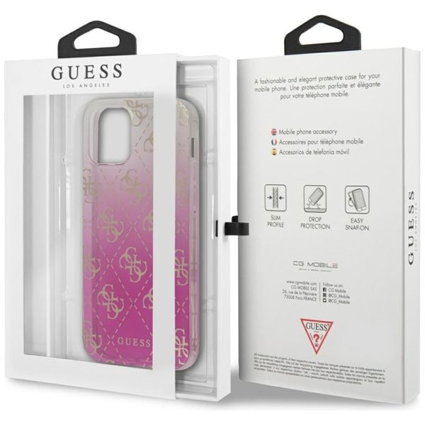 Etui Guess do iPhone 12 mini, Różowy zdjęcie 8
