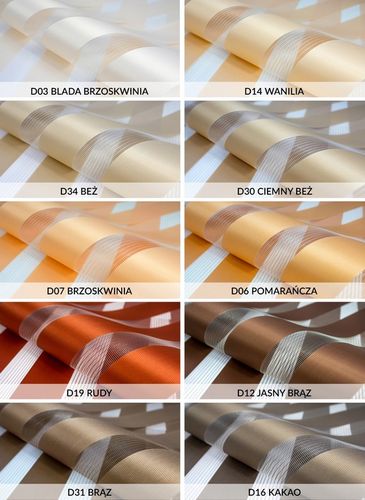 Roleta Dzień Noc na wymiar z napinaczem 57x150 cm na Arena.pl