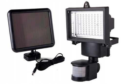 HALOGEN SOLAR 50W 100LED Z CZUJNIKIEM na Arena.pl