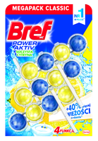 HENKEL BREF Akti CYTRYNA Kostki toaletowe barwiące
