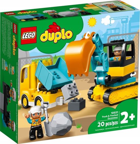 LEGO Duplo 10931 Samochód Ciężarowy koparka budowa duże klocki 2 3 4 latka na Arena.pl