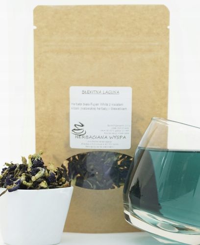 BŁĘKITNA LAGUNA 100 g herbata biała i niebieska z bławatkiem na Arena.pl