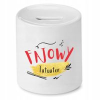 Dla Tatuażysty Prezent Skarbonka Fajowy Tatuator Z Nadrukiem Ze Zdjęciem