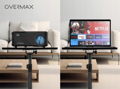 STATYW UCHWYT do projektora rzutnika PÓŁKA TRÓJNÓG do 10kg w:180cm 40x27cm na Arena.pl