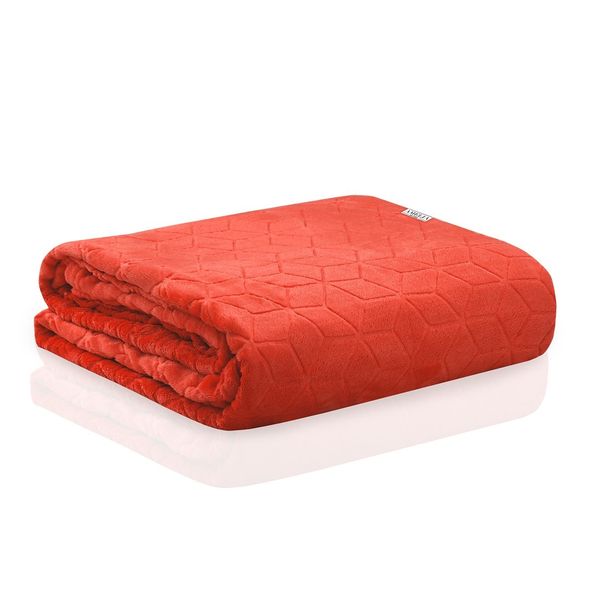 Koc AmeliaHome NESSA RED 170X210 zdjęcie 2