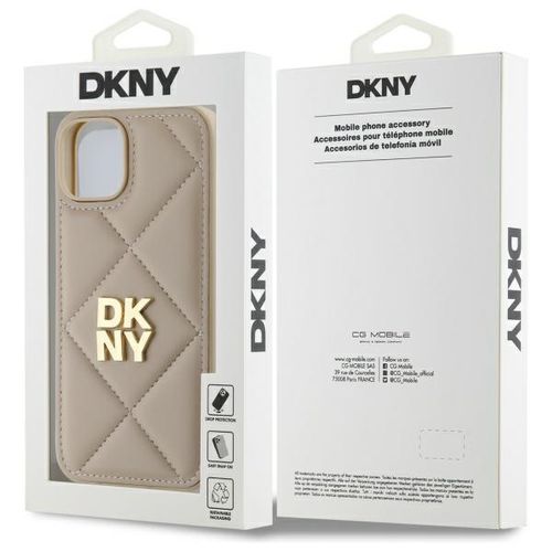 dkny dkhcp14spqdsle iphone 14 6.1       beżowy/beige quilted stack na Arena.pl