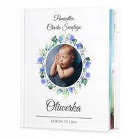 BIBLIA PREZENT NA CHRZEST ROCZEK DZIECKA NADRUK