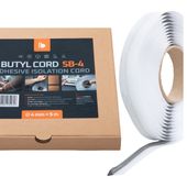 Klej butylowy do reflektorów lamp samochodowych Bitmat SB-4 sznur 4 mm 5 m
